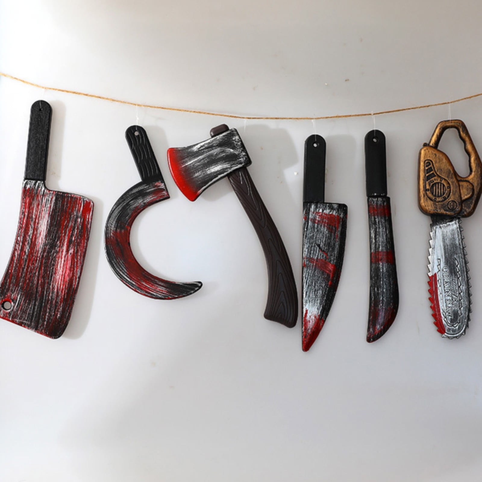 Halloween Weapon Props and Decor Set