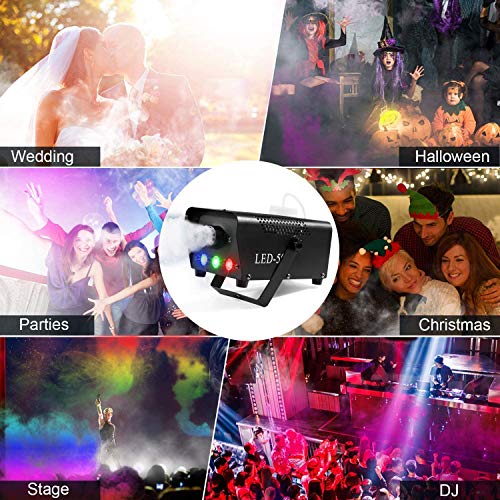 RGB Fog Machine with Wireless Control for Halloween