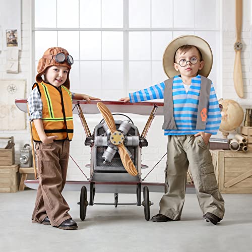 11-pc Dress Up Set for Kids - Pirate, Chef, Construction Worker, Policeman