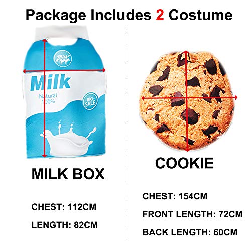 Cookies and Milk Box Couple Costume for Halloween