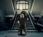 Talking Witch Prop with Rotating Body for Halloween