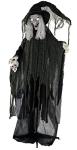 Talking Witch Prop with Rotating Body for Halloween