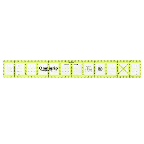 Non-Slip Quilter's Ruler by Omnigrip