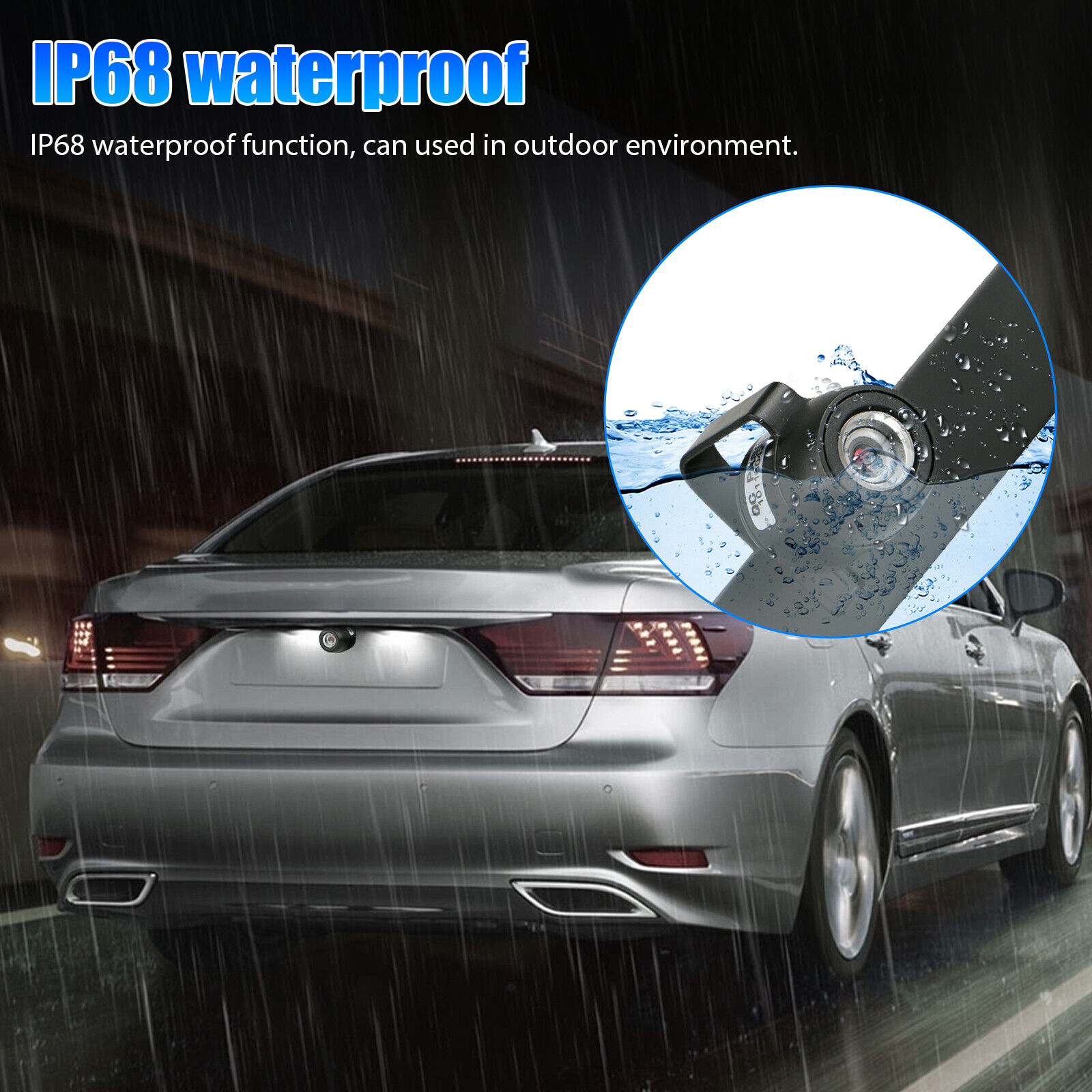 HD Car Rear View Camera Night Vision Waterproof