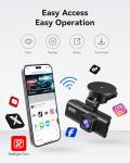 REDTIGER 4K/2.5K Full HD Front Rear Dash Cam