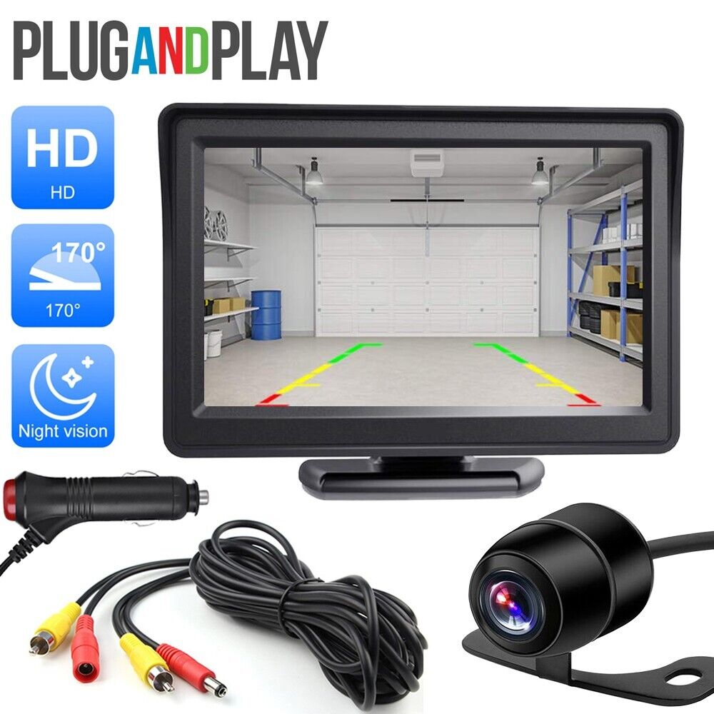 HD Rear View Camera with 4.3" Monitor