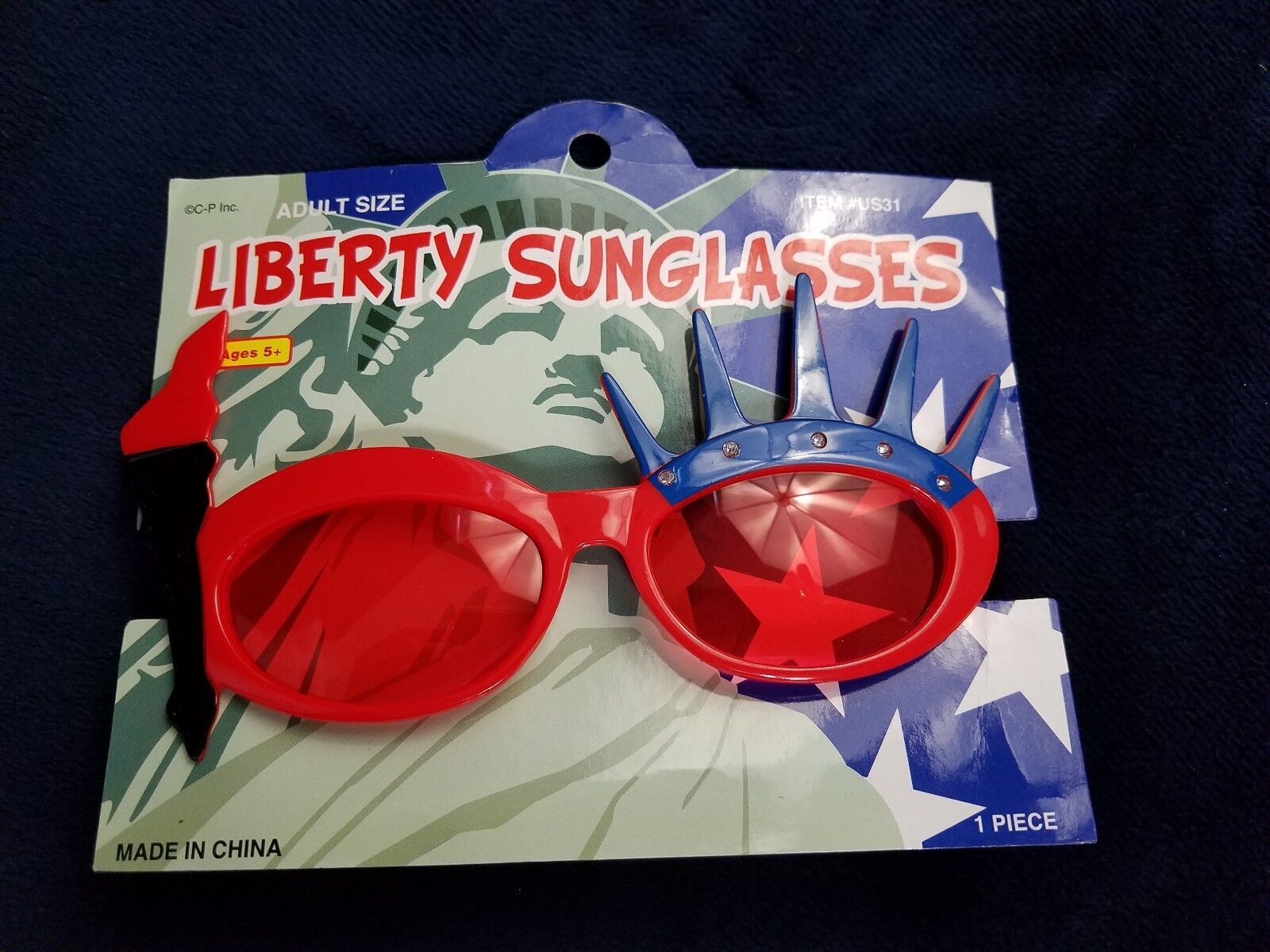 Patriotic Adult Sunglasses for 4th of July Costume