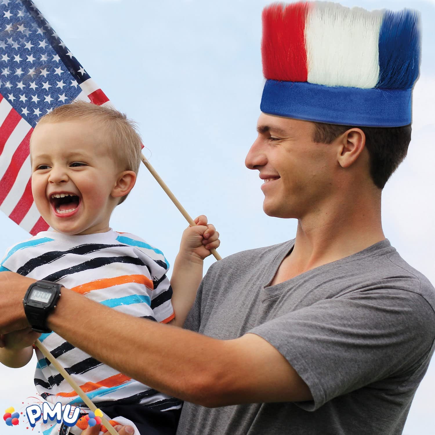 USA Crazy Hair Headband for 4th of July