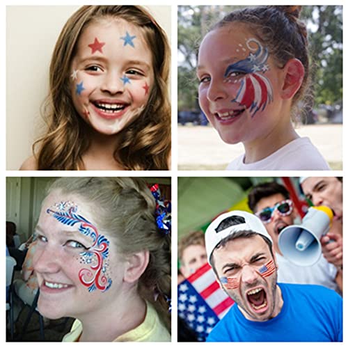 Patriotic Sports and Cosplay Facepaint Kit