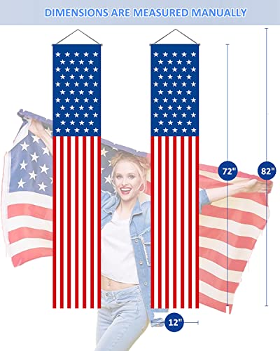 Patriotic Porch Sign for Independence Day