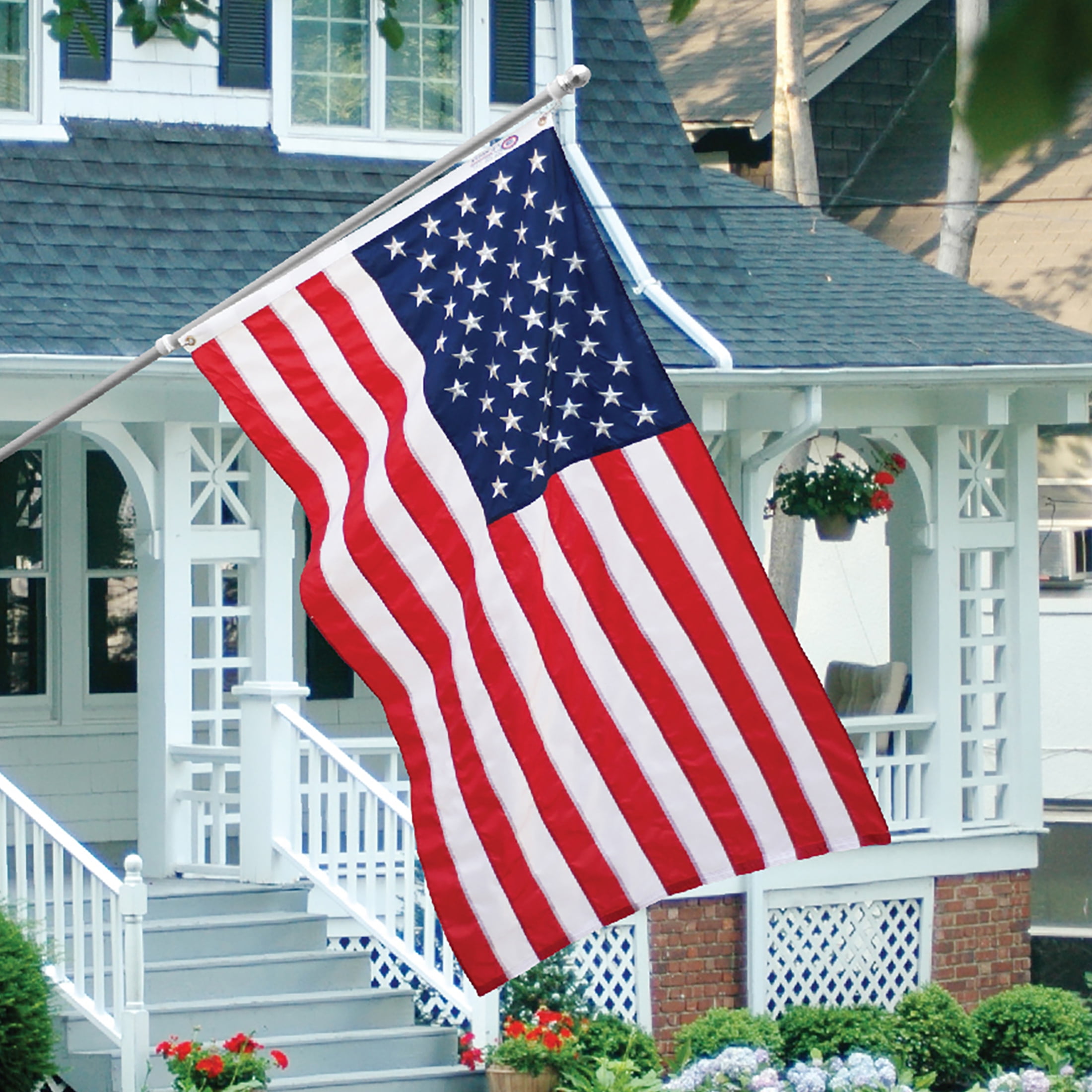 Annin's 3' x 5' Embroidered Nylon Flag