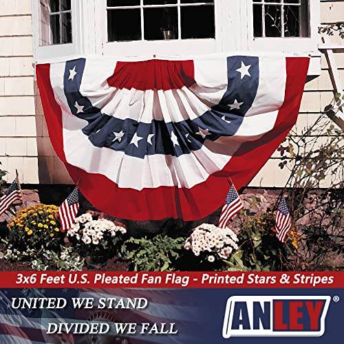 USA Patriotic Fan Flag - 3x6 Feet