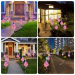 American Flag Solar Garden Lights for Independence Day