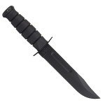 Ka-Bar KaBar Full-Size Black Plain Edge + Plastic Sheath 1213