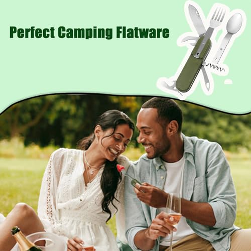 7-in-1 Stainless Steel Folding Tableware Set