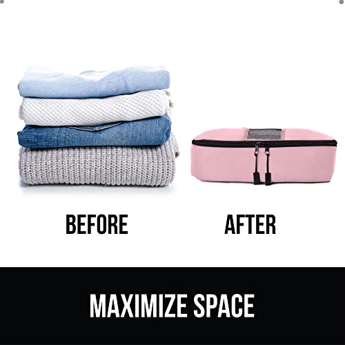 Pink Luggage Organizer Packing Cubes
