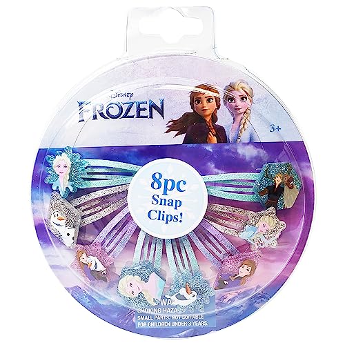 Disney Frozen Girls Hair Clips 8 Pack Ages 3+