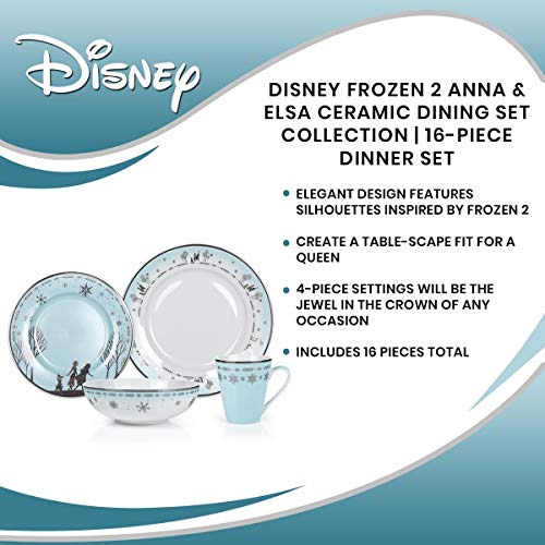 Frozen 2 Anna & Elsa Ceramic Dinnerware Set