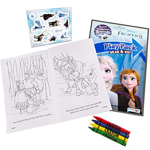 Frozen 2 Coloring Book Set + 100 Stickers
