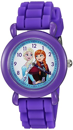 Disney Frozen Kids' Purple Silicone Strap Watch