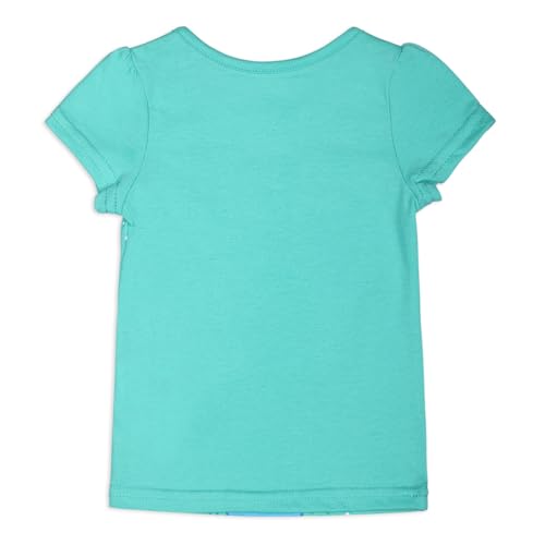 Disney Frozen Elsa and Anna 3-Pack T-Shirts - Pink/White/Green