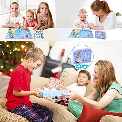 100-Piece Frozen Jigsaw Puzzle - Anna and Elsa