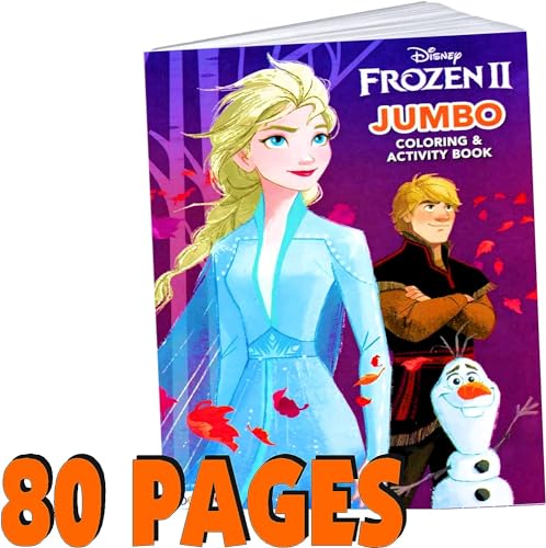 Frozen 2 Coloring Book Set - Educational Fun for Kids