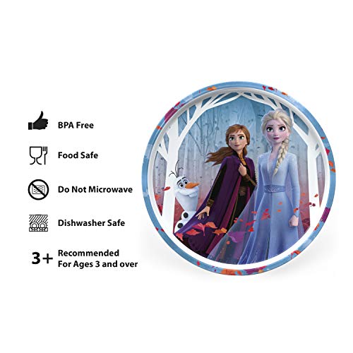 Disney Frozen 2 5-Piece Dinnerware Set - Kid-Friendly