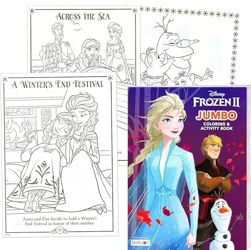 Frozen 2 Coloring Book Set - Educational Fun for Kids