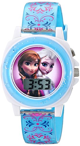 Disney Frozen Kid's FZN3588 Anna Elsa Blue Watch