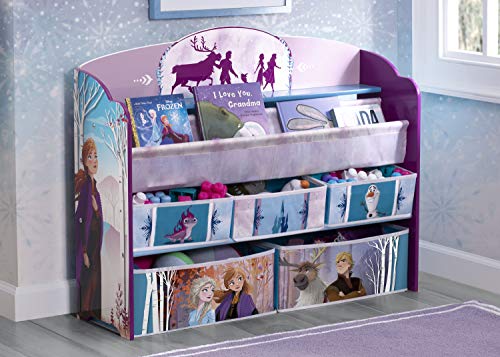 Disney Frozen II Toy and Book Organizer