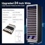 190-Bottle Wine Cooler with Professional Temperature Control