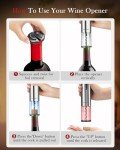 Electric Wine Opener Set with Stand and Accessories