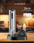 Electric Wine Opener Set with Stand and Accessories