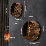Rustic Oak Barrel Wine Rack and Decor