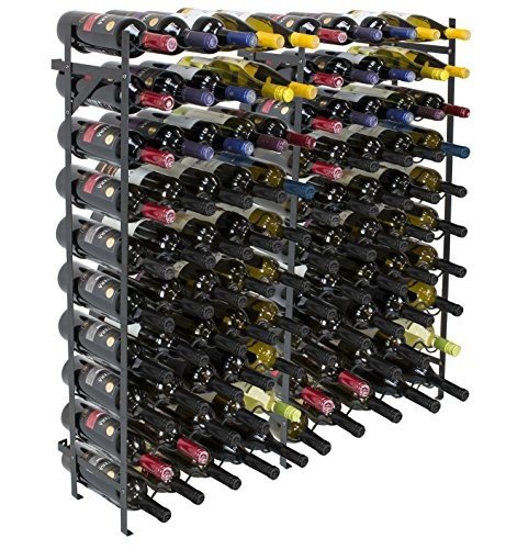 Freestanding Wine Rack Holds 100 Bottles