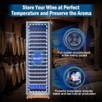 24-Inch Wine Fridge for 190 Bottles