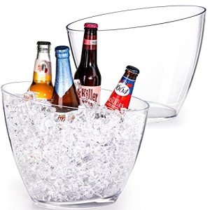 Acrylic Wine Ice Bucket Chiller – 2 Pack