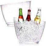 Acrylic Wine Ice Bucket Chiller – 2 Pack
