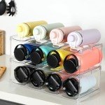 3-Tier Stackable Organizer for Wine and Tumblers