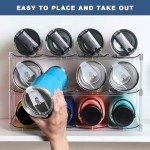 3-Tier Stackable Organizer for Wine and Tumblers