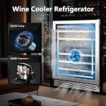 Phiestina 24-Inch Dual Zone Wine Cooler