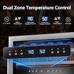 Phiestina 24-Inch Dual Zone Wine Cooler