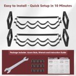 Sturdy Stackable Metal Wine Rack for Countertop