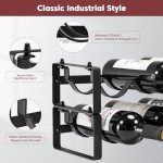 Sturdy Stackable Metal Wine Rack for Countertop