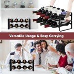 Sturdy Stackable Metal Wine Rack for Countertop