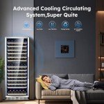 Dual Zone Wine Cooler for 180 Bottles