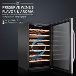 Ivation 51-Bottle Stainless Steel Wine Cooler