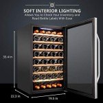 Ivation 51-Bottle Stainless Steel Wine Cooler
