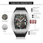Carnival Men's Luxury Waterproof Wine Barrel Watch